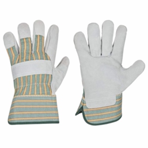 Gants de sécurité industriels en cuir de vachette pleine fleur, personnalisables, résistants aux égratignures, certifiés CE, anti-coupure, anti-chaleur - Product Image 1