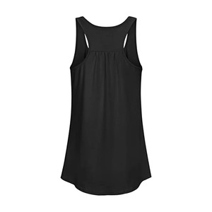 Women Eco-Friendly Cotton Tank <b>Top</b> Female Street Style Tank <b>Top</b> Women V-Neck Sleeveless Tank Ladies Minimalist Summer Tank - Product Image 2