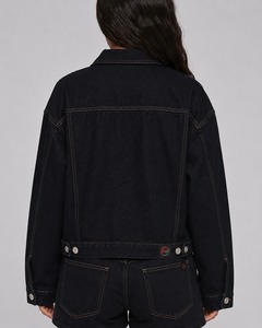 Women's Vintage Washed <b>Denim</b> Vest <b>Sleeveless</b> Casual Jean <b>Jacket</b> with Button Front and Multiple Pockets for Everyday Comfort - Product Image 5