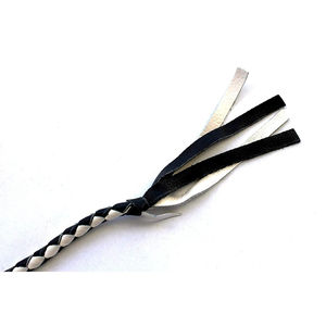 Fouet en cuir pour cheval, fouet de boucher à 4 brins, 6 pieds, taille personnalisée, emballage en vrac, fouet en cuir pour cheval - Product Image 6