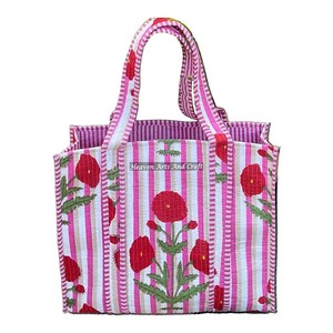 New 100% Cotton Handbags Shoulder <b>Overnight</b> Tote <b>Bag</b> Handmade <b>Bags</b> Tote Wholesale Customs Indian Tote <b>Bags</b> Quilted Handmade - Product Image 4