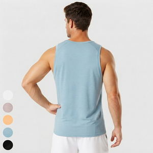 Mens Muscle Tank Top Lightweight Breathable Comfortable Quick Dry Sleeveless Fitness Training Gym Sports <b>Athletic</b> Apparel - Product Image 4