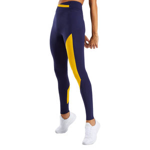 Leggings de Yoga Negros de Cintura Alta para Mujer, Tejido de Punto hasta el Tobillo, Estilo Vintage, Antibacterianos, Transpirables, Nailon y Poliéster - Product Image 3