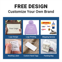 Hoodie Oversize French Terry Katun Berkualitas Tinggi, Pullover Berkerah Hoodie Tebal dengan Cetak 3D Puff dan Hiasan Berlian Imitasi, Tersedia di Gudang