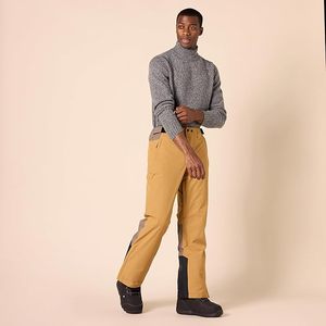 Pantalones de Esquí Impermeables para Hombre, Gore-Tex, Color Mostaza, Poliéster y Nailon, Cierre de Cremallera, Ropa para Exteriores - Product Image 1