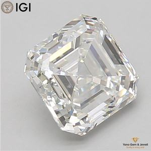 Diamante CVD Cultivado en Laboratorio de 5.00 Quilates, Corte Asscher, Color F, Claridad VS1, con Certificado IGI, para Anillo de Compromiso Personalizado - Product Image 5