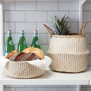 Good deal handcrafted seagrass <b>baskets</b> home organizers and storage natural sea grass <b>basket</b> - Product Image 6