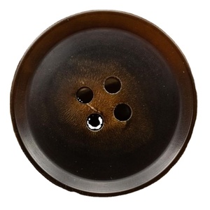 Botones Redondos Clásicos Naturales de Cuerno de Búfalo Pulido con 4 Agujeros, Ecológicos y Hechos a Mano para Abrigos, Camisas, Prendas y Chaquetas - Product Image 1