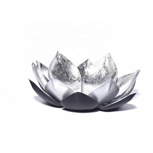 Portavelas de loto de dos colores de alta calidad, portavelas de Metal, soporte de luz en T, decoración del hogar, decoración de Navidad - Product Image 3