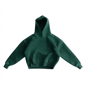 Unisex Heavyweight 650 500 Gsm Cotton Blank Plain Luxury Cropped Hoodie <b>Pullover</b> <b>Men</b> Custom Oversize Streetwear Heavyweight <b>Men</b> - Product Image 5