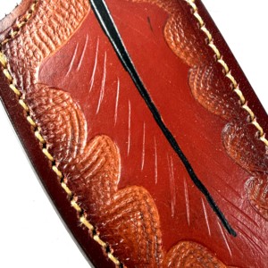 ปลอกมีดหนังทำมือคุณภาพสูงระดับพรีเมียม ผลิตจากโรงงาน สำหรับมีดใบตาย - Product Image 3
