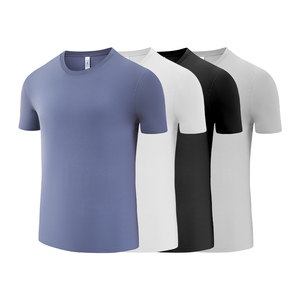 Camisetas Deportivas de Algodón 100% para Hombre, Corte Ajustado, Tejido de Punto, Secado Rápido, Ecológicas, de Alta Calidad, Colores y Logotipos Personalizables - Product Image 5