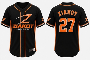 ZIAKOT Men's <b>Baseball</b> Jersey Teal Black Pinstripe Short Sleeve Regular Fit Breathable Sport Apparel - Product Image 2