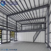 Structure en acier préfabriquée de haute qualité et au design moderne pour entrepôt/atelier en Pologne