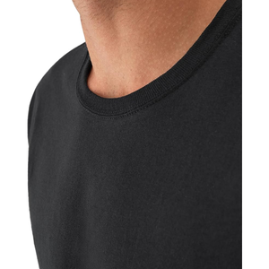 T-shirt à col rond pour homme, manches courtes, coupe classique, tricot uni, écologique, 180g, vêtements décontractés, coton, impression numérique - Product Image 3