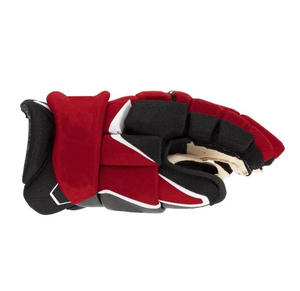 Ice Hockey Gloves Full Finger PU Material <b>Hook</b> And Loop Closure Red Black White Unisex All Seasons Sports Gear - Product Image 6