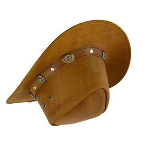 Top Trending High Quality Leather Design Cowhide Cowboy <b>Hats</b> for Men Fashionable Adult <b>Western</b> <b>Hats</b> - Product Image 5