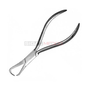 Pince manuelle en acier inoxydable allemand de qualité supérieure pour l'extraction dentaire, le retrait de couronnes et de bridges, et l'orthodontie CE - Product Image 2