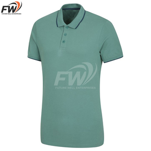 Polo décontracté sportif pour homme OEM, col classique, personnalisé, en coton, pour le golf, fabriqué en polyester/coton, prix usine - Product Image 3