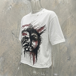 Premium 100% Cotton Heavyweight Solid Jersey T-<b>Shirt</b> Men Custom Logo Oversized Fit Streetwear Casual Eco-Friendly Breathable - Product Image 5