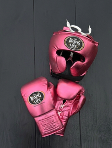 Professional No Boxing No Life Leather Lace-Up Closure Lightweight Boxing <b>Gloves</b> Premium Breathable Shock Absorption Custom Logo - Product Image 1