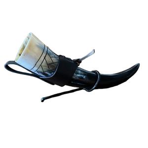 Engraved and Drinking Horn Mugs Made From Horns Custom Made with Stand Hand Custom Shape and Size - Product Image 1
