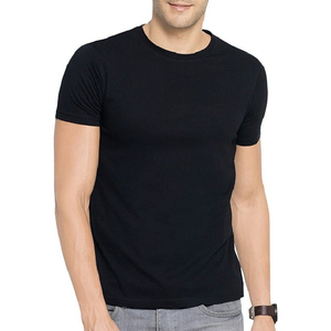 T-shirt pour homme à col rond, manches courtes, coupe classique, 100% coton, avec logo personnalisé imprimé sur le devant, séchage rapide et respirant - Product Image 4