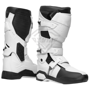 Custom Genuine Leather Summer Waterproof Motorcycle Boots with Zip Closure Protective Racing Durable Anti-Slip OEM - Product Image 1