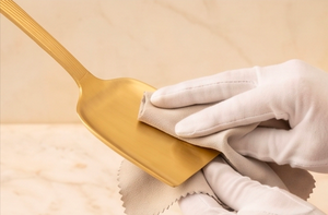 Elegant Gold Rice Serving Spoons Premium Matte Gold PVD Finished Rice Lifter For Kitchen Dining Table Wedding And Restaurant - Product Image 3