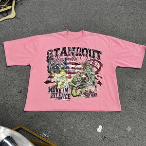 Camiseta de Hombre de Manga Corta con Cuello Redondo, Estampado en Serigrafía, Estilo Moderno, Diseño Reciente, Corte Regular, Informal, Ecológica, Jersey Rojo - Product Image 5