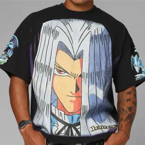 Camiseta Oversize de Algodón 100% con Logo Personalizado, Estampado Digital, Tejido Grueso, Ecológica, Anti-UV, Transpirable, Estilo Urbano, Hombro Caído - Product Image 1