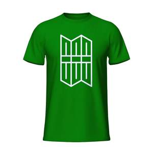 Camiseta de Verano para Hombre, Cuello Redondo, Estilo Holgado, Informal, 100% Algodón, 200gsm, Diseño Lavado, Estampado, Talla Grande - Product Image 1