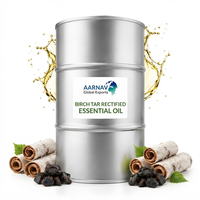 Huile Essentielle Pure Rectifiée de Teinture de Bouleau Naturelle 100% Pure pour Parfum, Cuir, Savon, Fragrance, Arôme Boisé Fumé, Ingrédient en Vrac