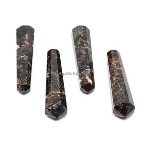 Mayorista de alta calidad Natural Unakite Lápices de punta de cristal de doble terminación Reiki Boda Auto Piedra preciosa Jade Cuarzo Chakra - Product Image 6