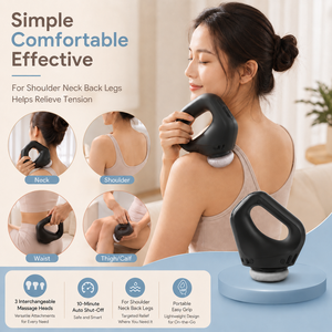 เครื่องนวดกล้ามเนื้อแบบพกพาขั้นสูงไร้สาย สำหรับการผ่อนคลายเนื้อเยื่อส่วนลึก เหมาะสำหรับนักกีฬาและการออกกำลังกาย - Product Image 6