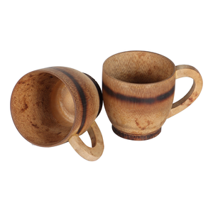 Tasse à thé et à café en bois de forme ronde, article de vaisselle et de table luxueux, très vendu - Product Image 5
