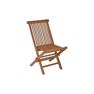 Outdoor Solid Teak Wood <b>Folding</b> Chair-Waterproof & Durable for <b>Garden</b>/Patio Dining - Product Image 1