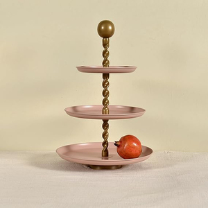 Metal Flourish <b>3</b> <b>Tier</b> <b>Cake</b> <b>Stand</b>, Round Cupcake <b>Stand</b>, <b>Cake</b> <b>Stand</b> for Decoration Metal <b>Cake</b> <b>Stand</b> - Product Image 5