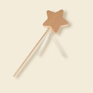 Varita de Madera Hecha a Mano con Forma de Estrella para Niños, Juego de Roles Mágicos, Recuerdo de Fiesta y Actividades Creativas de Imaginación - Product Image 3