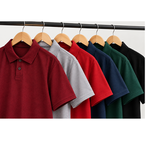 Camiseta Polo de Algodón Premium con Logotipo Personalizado, Alta Calidad, Suave, Transpirable, Cómoda, Ropa Casual Disponible al Mejor Precio del Mercado - Product Image 1