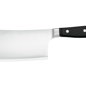 Cuchillos profesionales para cortar carne, de acero inoxidable, con hoja ancha y afilada, mango ergonómico negro con triple remache, para carnicero. - Product Image 4