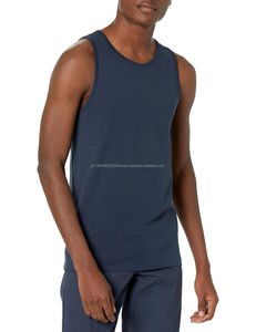 High Quality Super Soft <b>Stretch</b> Gym Workout Fitness Singlet Men's Muscle Tank Top in OEM Wholesale Price - Product Image 1
