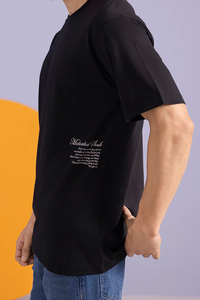 Camiseta de Alta Calidad 100% Algodón, Gruesa, de Lujo, Unisex, con Logotipo Personalizado, Cuello Redondo, Camiseta Blanca Extra Grande para Hombre - Product Image 3