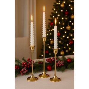 Assured Quality <b>Brass</b> <b>Candlestick</b> Holder Heat Resistant Home Decoration Metal Candle Stand - Product Image 6