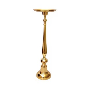 Contemporary Metal Candle Stand Elegant Candle Holder <b>Decorative</b> <b>Table</b> Centerpiece Modern Home Interior <b>Decor</b> - Product Image 2