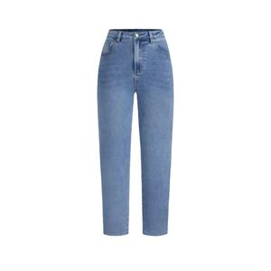 Jeans Formales Transpirables de la Mejor Calidad para Mujer, Último Estilo de Diseñador, Corte Regular, Oxford, Lavado Veraniego, OEM/ODM Personalizado - Product Image 3