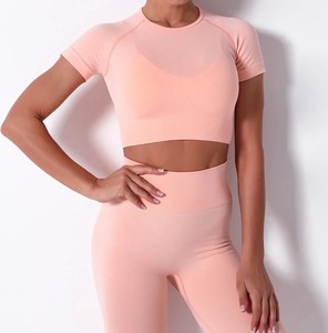 Women's Plus Size Lightweight Workout 2-Piece Set Quick Dry Four-<b>Way</b> Stretch Spandex/Nylon OEM Athletic eco-friendly - Product Image 3