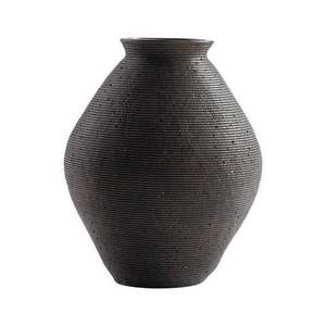 Vase à fleurs en fer noir de style Art Déco, fait main, pour mariage, décoration élégante, prix de gros - Product Image 2