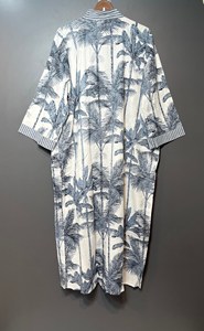 Kimono de Algodón con Estampado Indio, Cuello en V, Manga Larga, Elegante Bata de Estar por Casa, Ropa Casual para Mujer, Verano, Primavera, Secado Rápido - Product Image 2