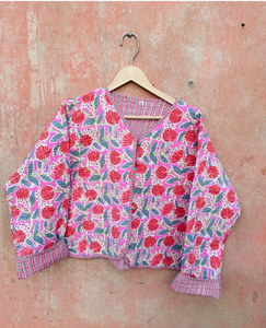Nouvelle veste pour femme de qualité supérieure, faite à la main, pour l'hiver, le printemps et l'automne, écologique, imprimée numériquement, respirante, à séchage rapide, 100% coton - Product Image 3